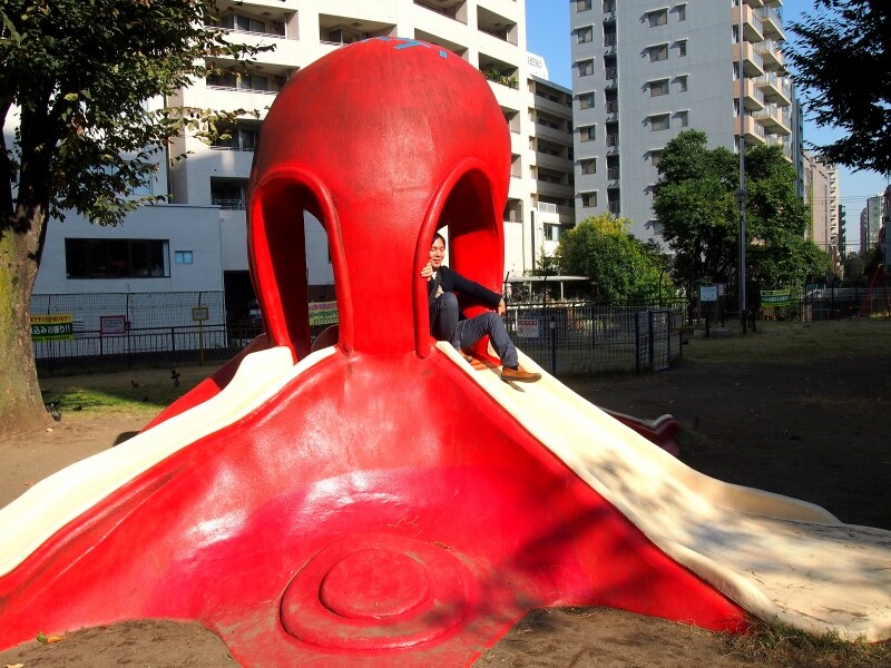 そういえば、タコ公園商店街というのもあるね