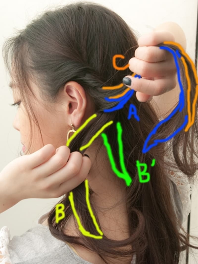 きつめにねじるとスタイルのもちが良い