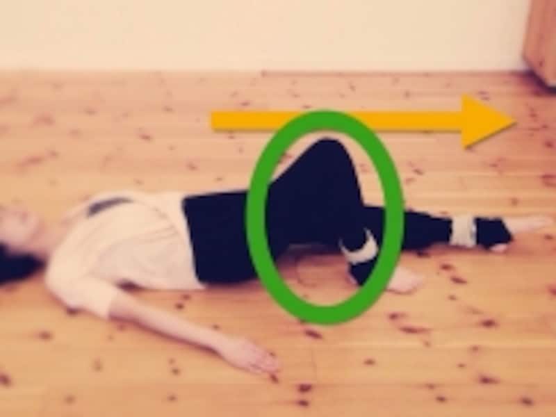 undefined立てている脚は安定を保ちましょう