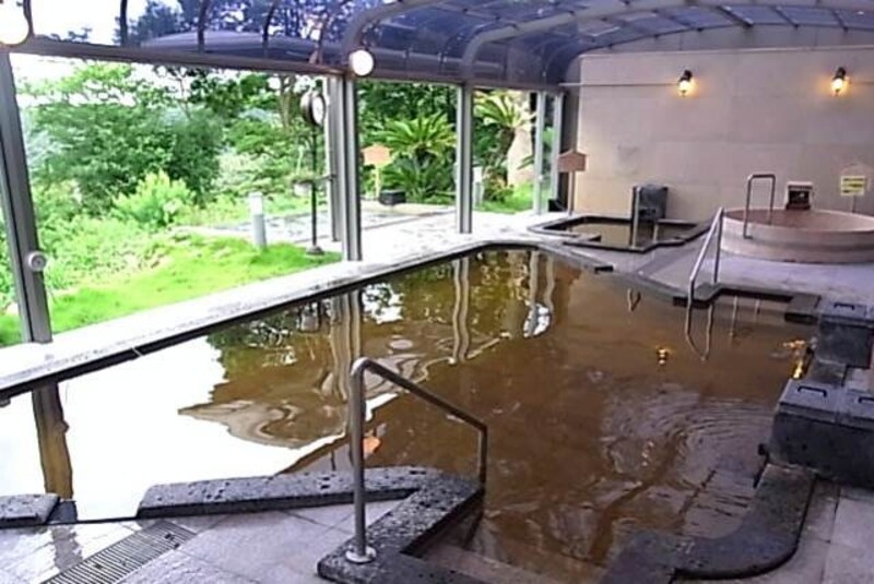 掛け流しの温泉