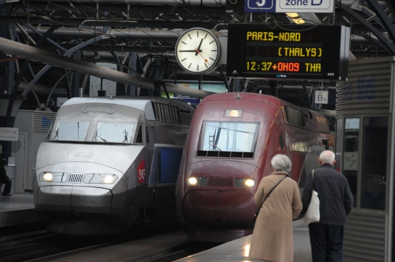 タリス、ＴＧＶ、ＩＣＥ、ユーロスターなどが発着する