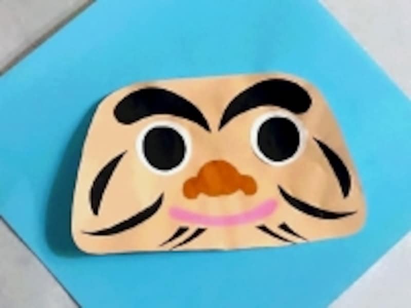だるまさんの顔ができました