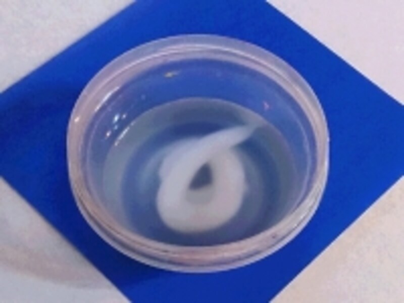 澱粉のりと水はよく混ぜ合わせましょう
