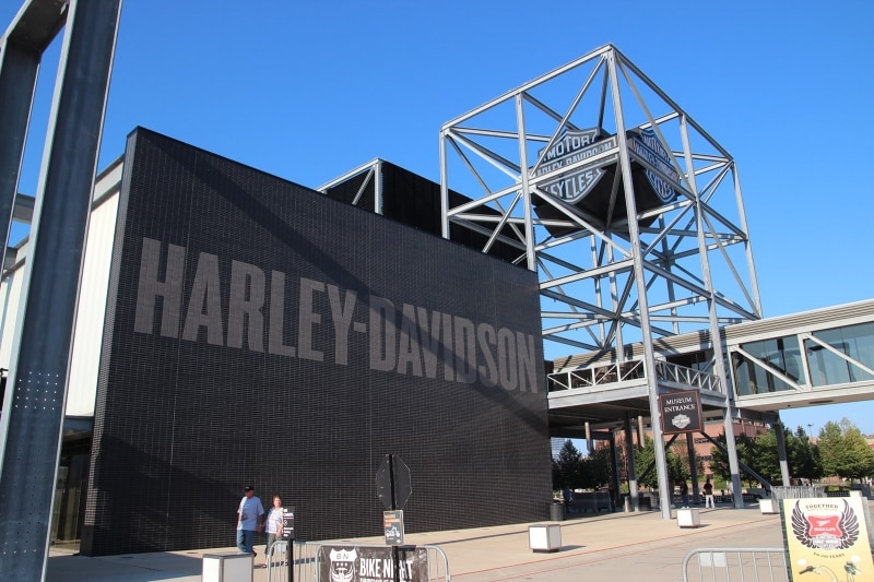 ハーレー本社が居を構える米ウィスコンシン州ミルウォーキーのハーレーダビッドソンミュージアム