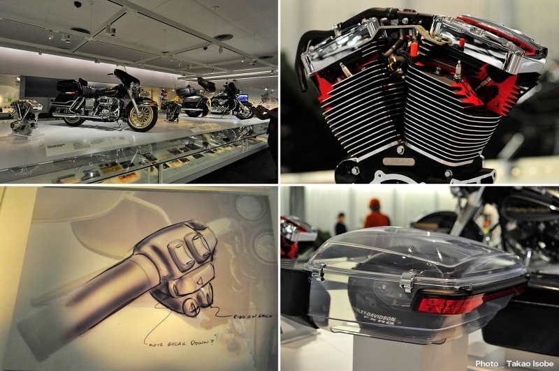 最新のハーレーダビッドソンがどのように作られているのか、その最先端技術の一端を垣間みることができます。