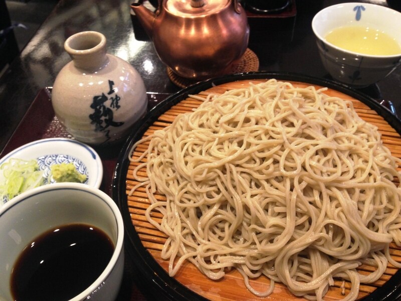 上野藪そばの「せいろう」大盛り