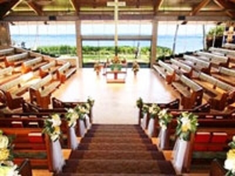 オアフ島で唯一海が見えるキャルバリー・バイ・ザ・シー教会