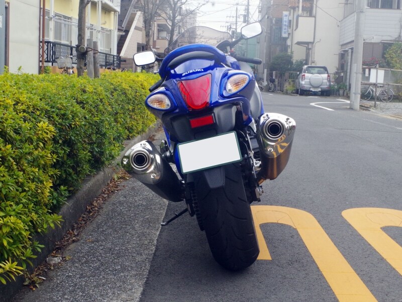 隼　バイク　リアビュー2