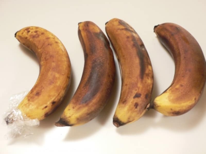 バナナの保存法：保冷バック2週間後