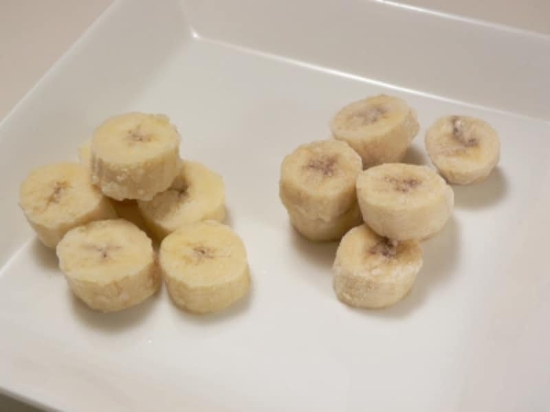 バナナの保存法：冷凍保存