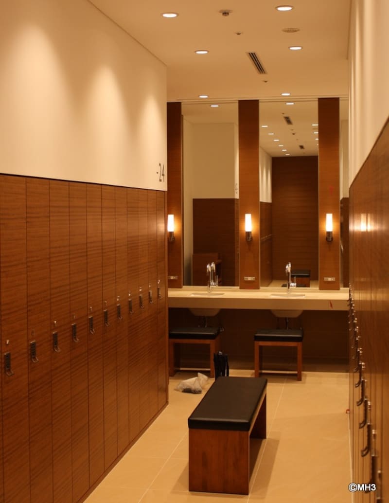 「ヒルズスパ仙石山」ロッカールーム