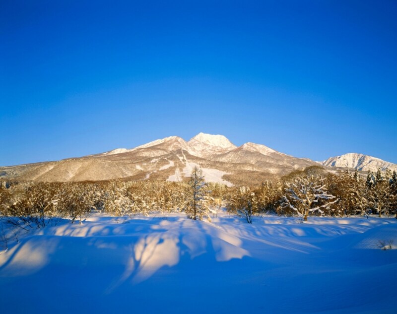 冬の妙高山