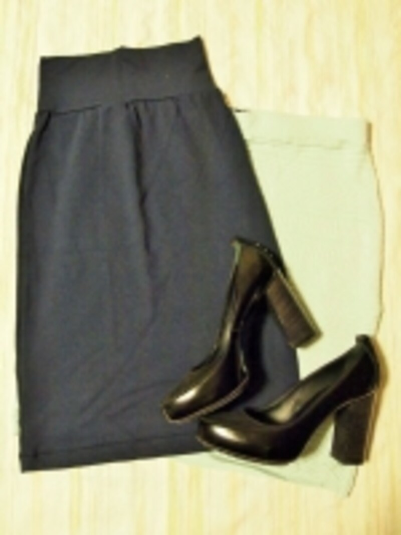 ペンシルスカートはカジュアルアイテムを簡単にオシャレに見せられる便利ボトム