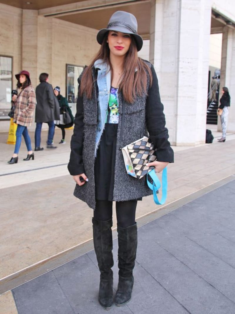 ミニフレア＋ロングブーツundefined(c)Rie Miyata