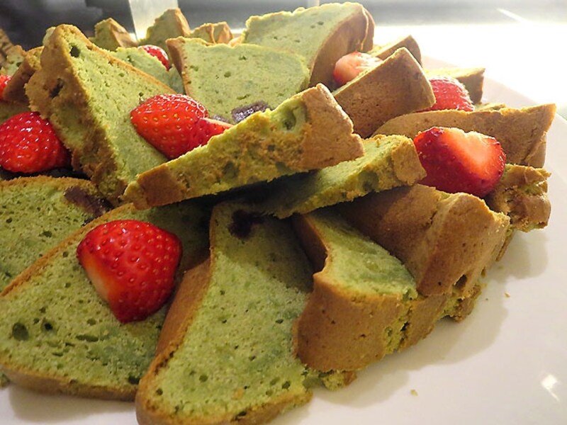 マーブルラウンジ 抹茶とストロベリーのパウンドケーキ