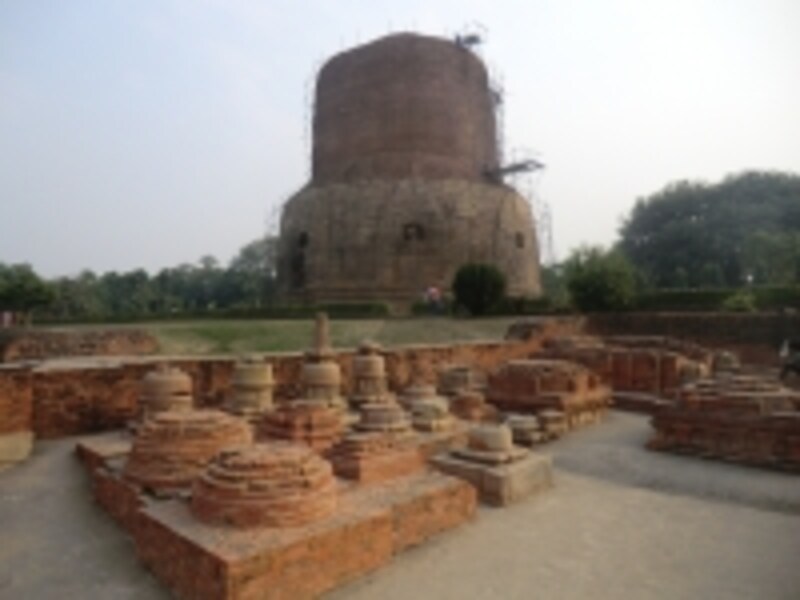 ブッダが初めて説法をしたサールナート。ここに仏教が創始された