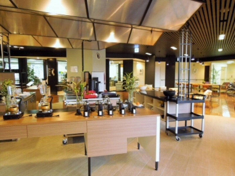 カフェコーナーの写真