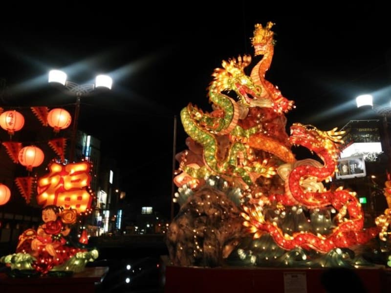 長崎ランタンフェスティバル/鐵橋/ランタンのオブジェ