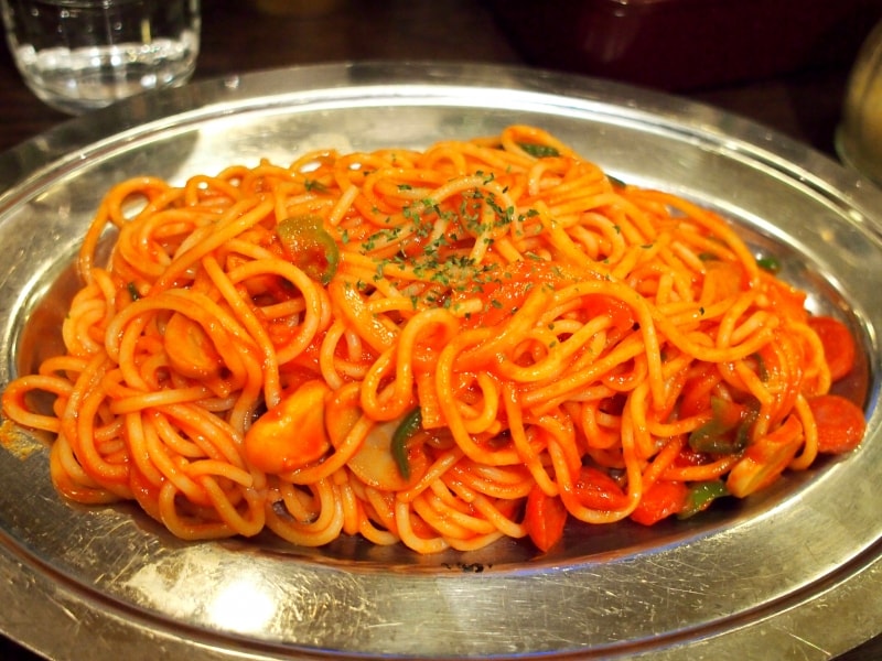 ナポリタンにしては細麺
