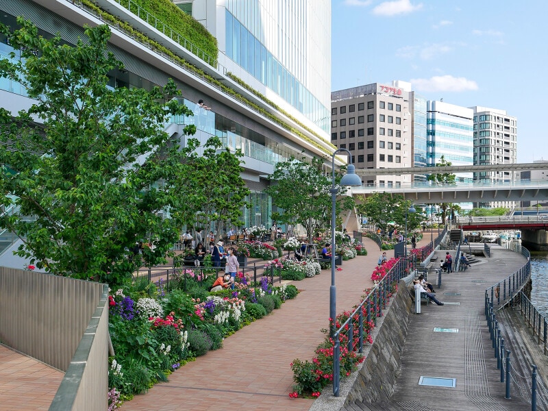 水辺のプロムナード（2021年5月15日撮影）