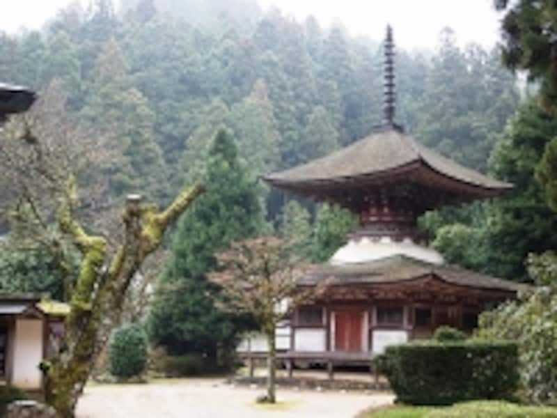 美しい金剛三昧院の多宝塔は国宝に指定されています