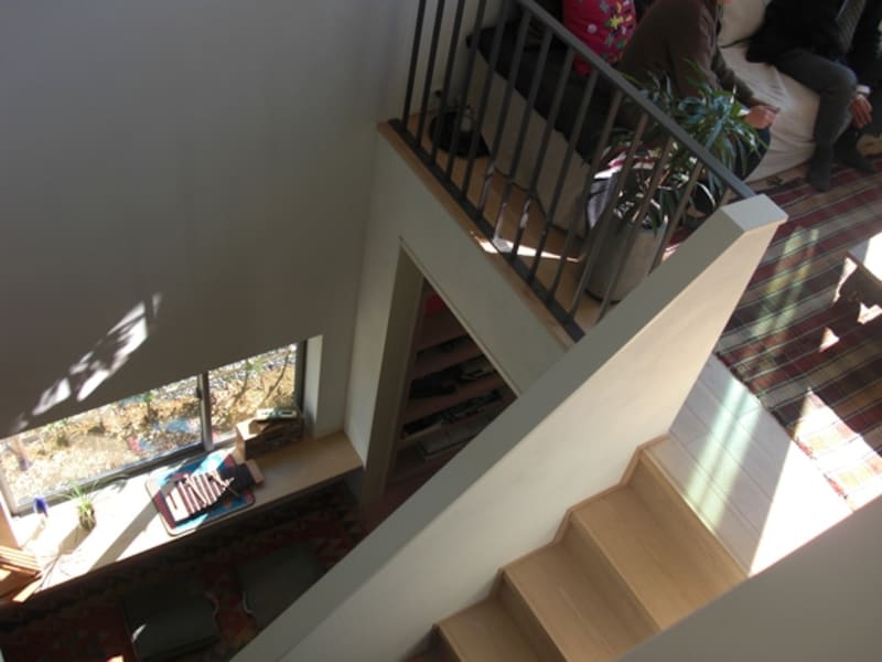 「STEP BOX クロスフロアのある家」の内部