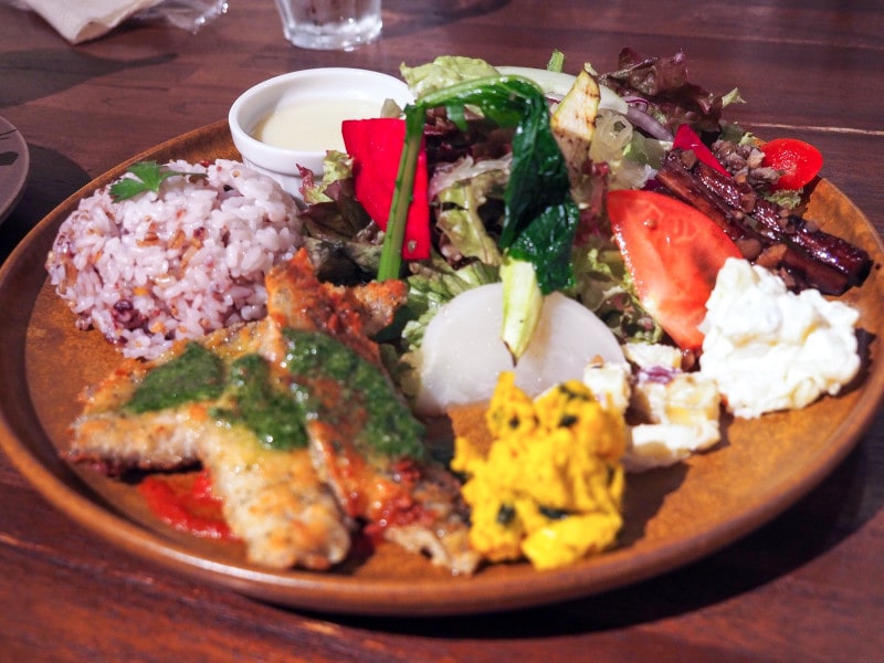 もりもり野菜のランチプレート＠フルオブビーンズ