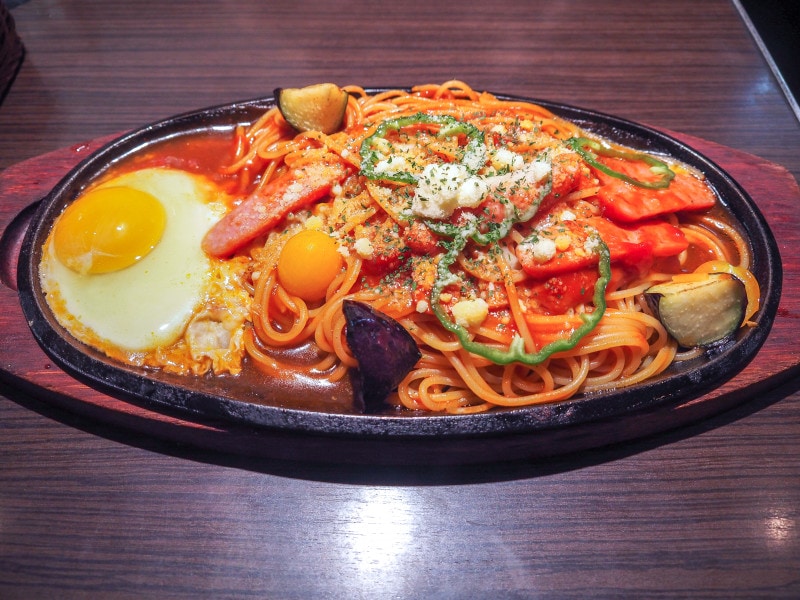 金沢鉄板焼きナポリタン＠カフェ・アルコ スタツィオーネ