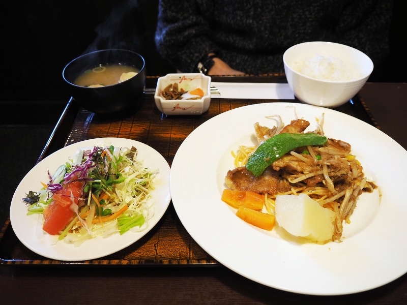 豚ロースしょうが焼き定食＠洋食屋RYO