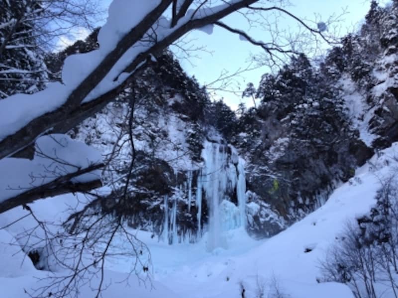 冬の平湯大滝