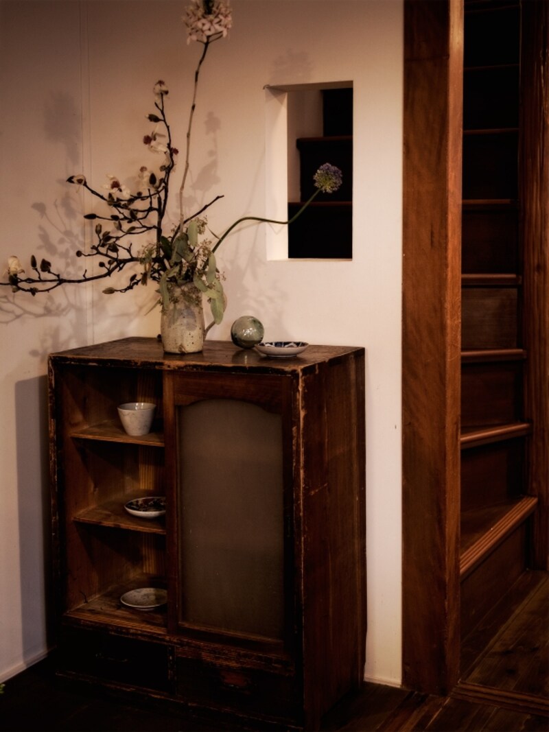 和室を改装して造られたカフェ