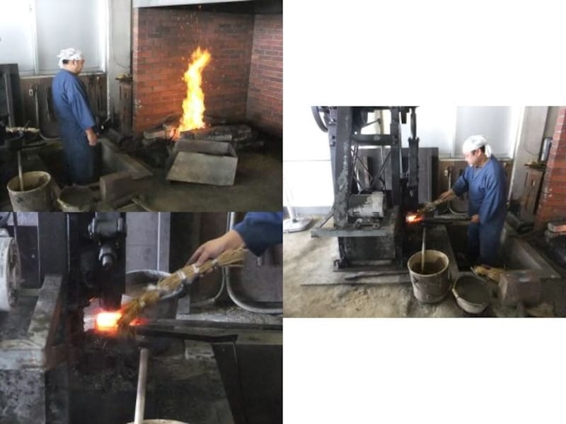 奥出雲たたらと刀剣館／日本刀作刀の鍛錬実演