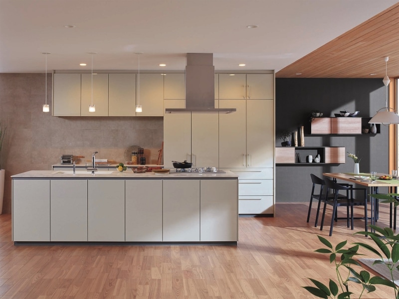 キッチンのレイアウトも構造に関わるもの。住まい全体で考慮したい。[システムキッチンundefinedザ・クラッソ] undefinedTOTOundefinedundefinedhttp://www.toto.co.jp/