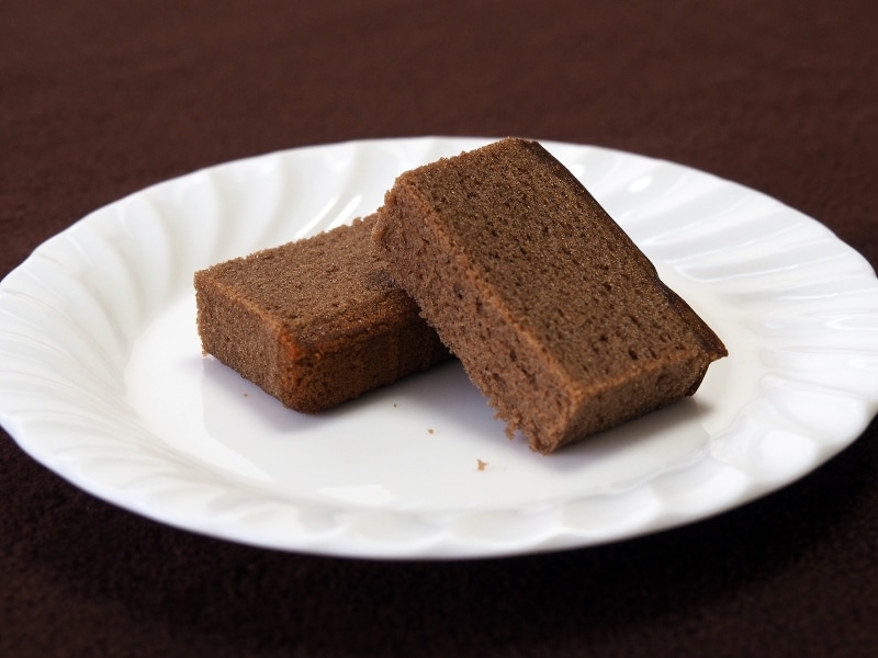 烏骨鶏かすていら チョコレート@烏鶏庵