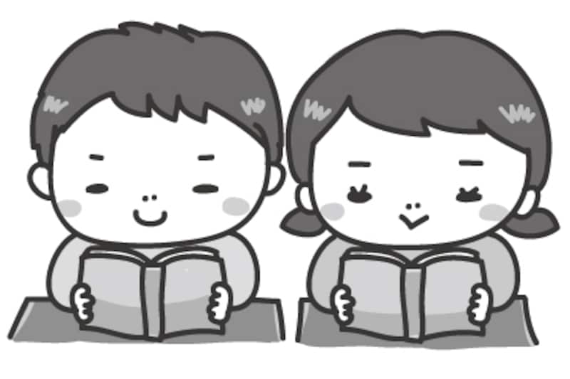 授業 学校 イラスト 白黒 かわいい