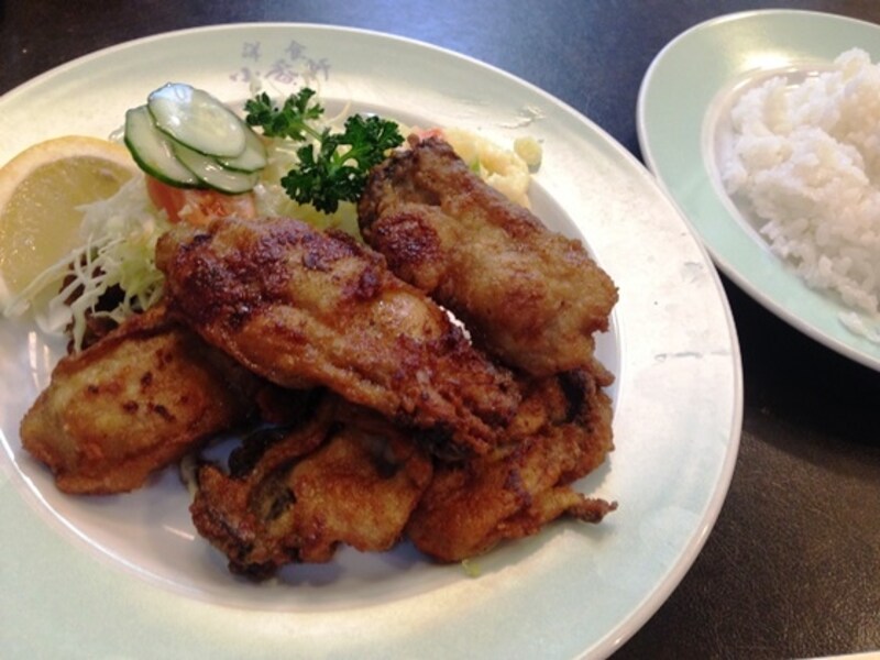 季節限定メニュー「カキバター焼きライス」