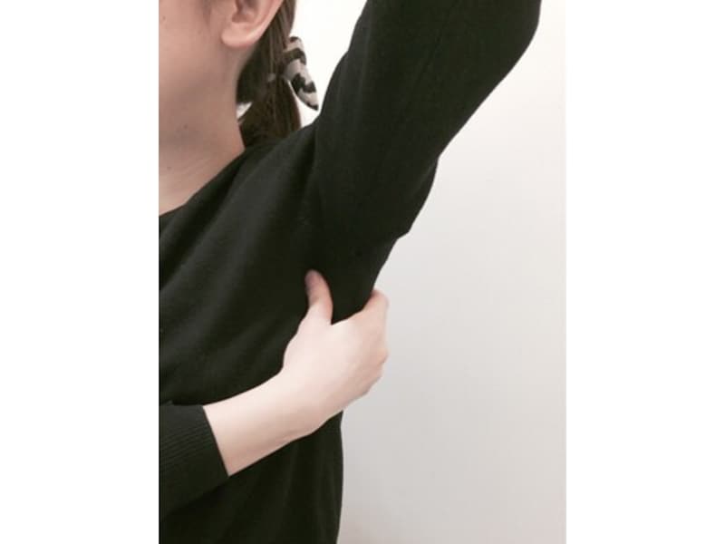 痛気持ちいいくらいの圧でゆっくり揉む