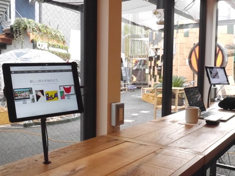 iPadのある席