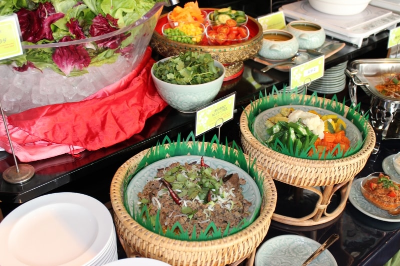 充実のサラダコーナー