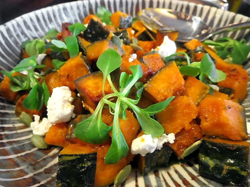 カボチャのサラダ