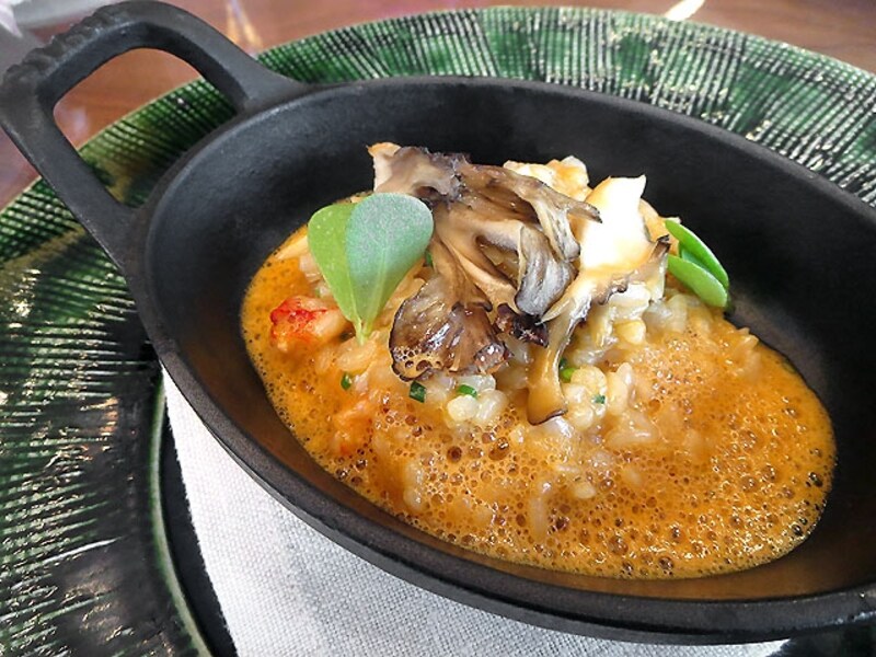 ロブスターリゾット 舞茸