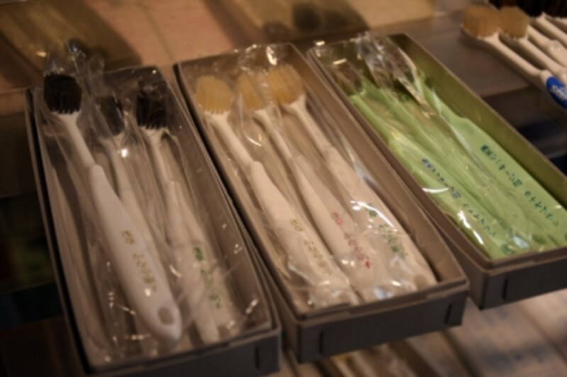 馬毛を使った歯ブラシが人気