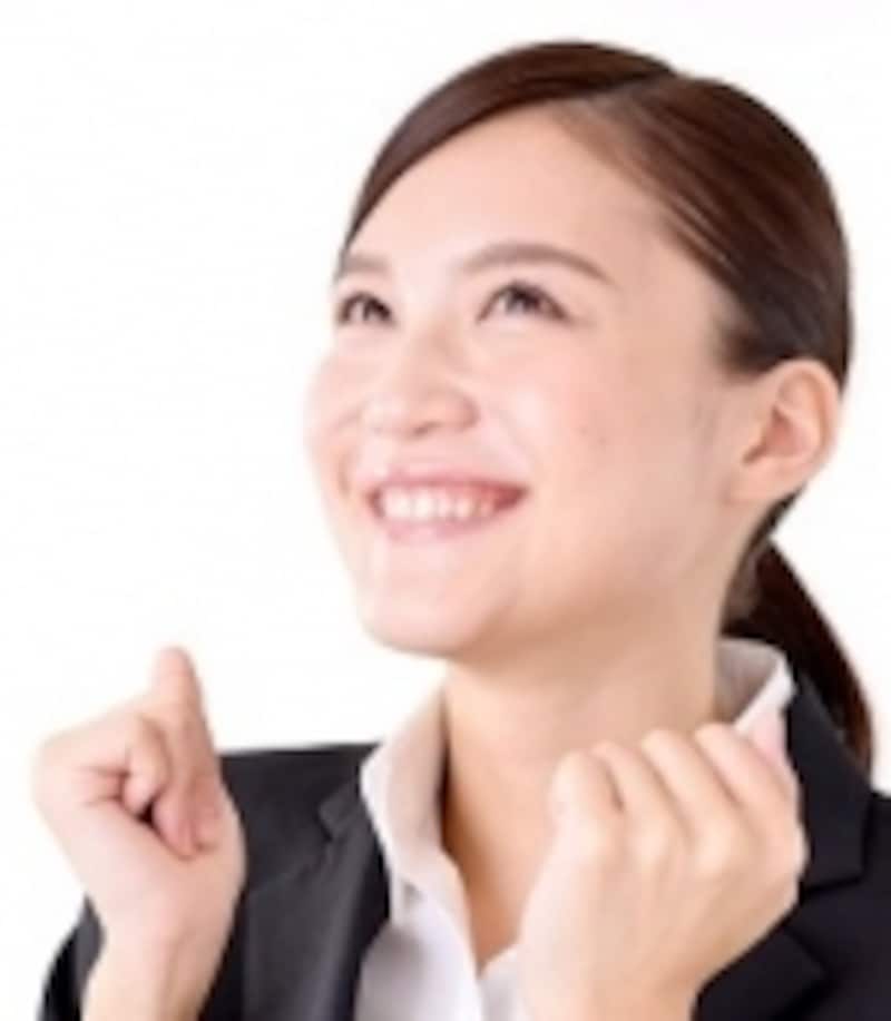 前向きな女性社員