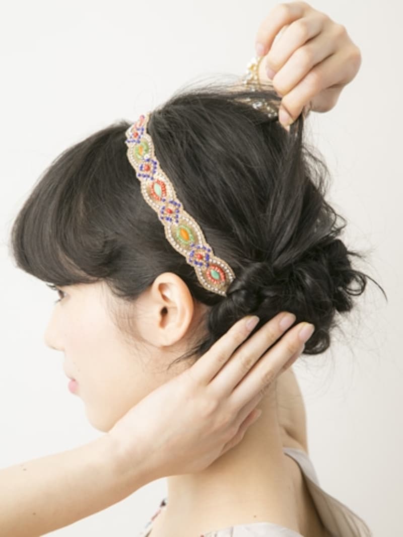 トップをくずす