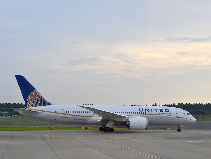 ユナイテッド航空,飛行機