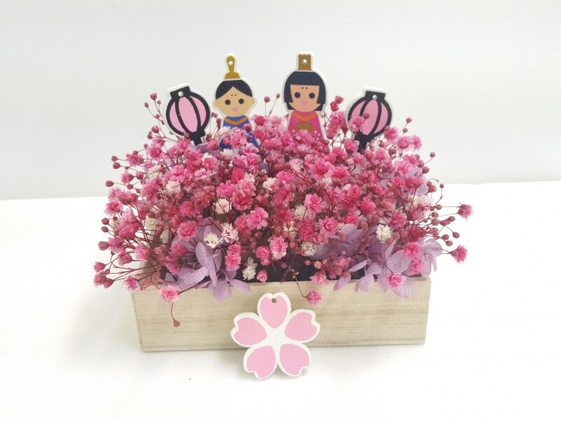 お雛さまアレンジメント