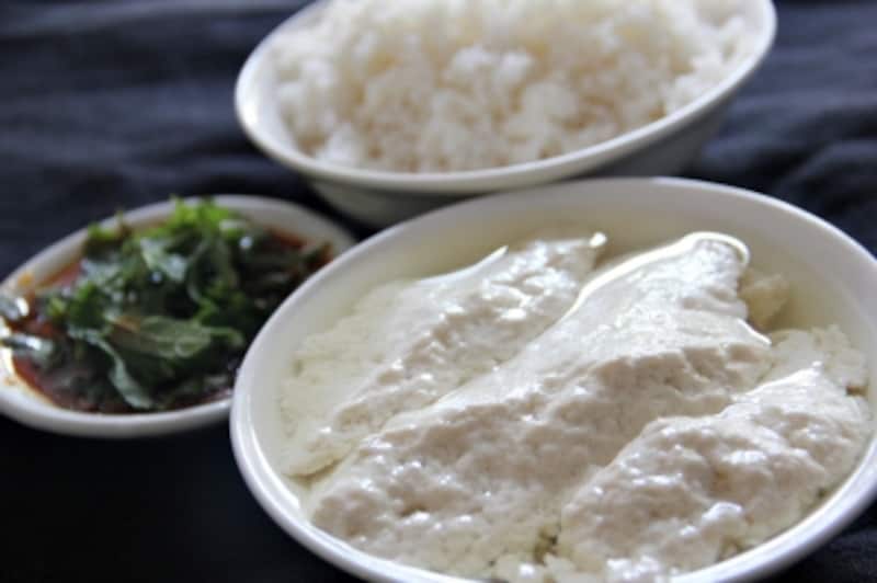 地方で食べられている豆花飯