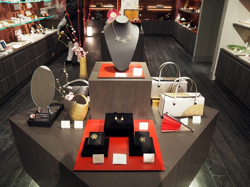 金箔工芸コーナー