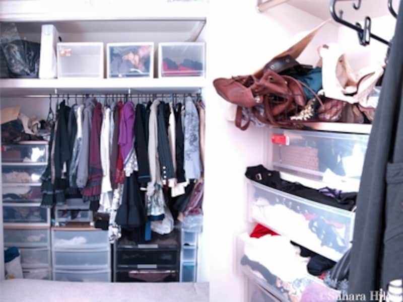 片付かないクローゼット収納