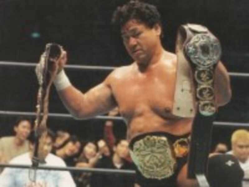 全日本プロレスでは三冠ヘビー級王者にもなっている天龍